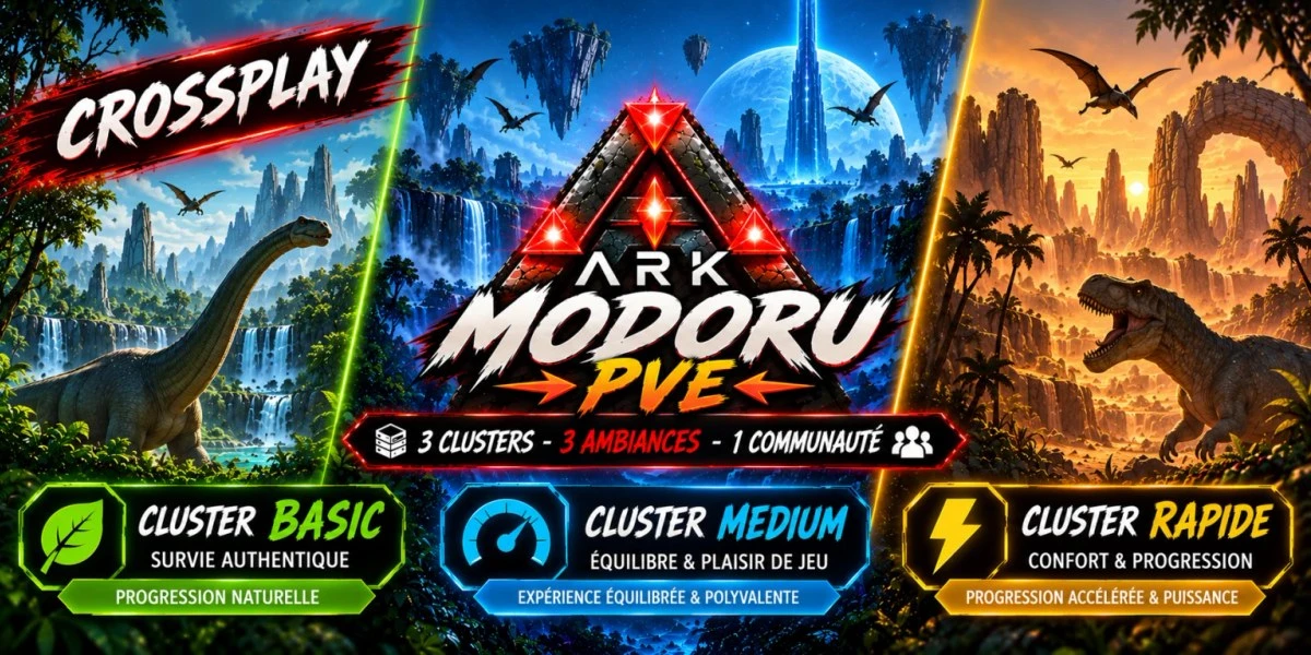 ARK MODORU FR | 3 CLUSTERS banner